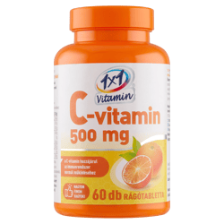 VitaPlus 1x1 Vitaday C-vitamin 500 mg rágótabletta narancs ízű 60 db