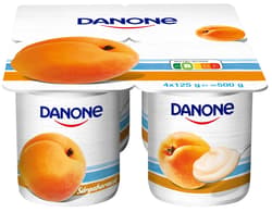 Danone Sárgabarackízű, élőflórás, zsírszegény joghurt (4x125g)