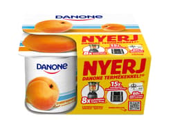Danone Sárgabarackízű, élőflórás, zsírszegény joghurt (4x125g)