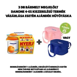Danone Sárgabarackízű, élőflórás, zsírszegény joghurt (4x125g)