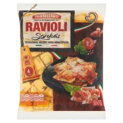Ravioli with ham