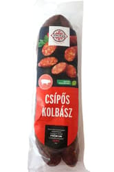 Tóalmási nitritmentes csípőskolbász csomagolva