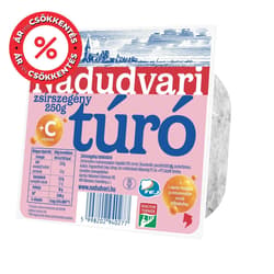 Nádudvari zsírszegény tehéntúró C-vitaminnal