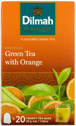 Dilmah Green Tea with Orange zöldtea aromazáró dobozban