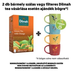 Dilmah Green Tea with Orange zöldtea aromazáró dobozban