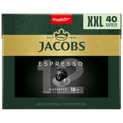 Jacobs Espresso (12) Ristretto Nespresso kompatibilis kávékapszula (210 g)