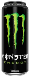 Monster Energy szénsavas ital koffeinnel, B-vitaminokkal, cukrokkal és édesítőszerekkel