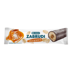 Cornexi zabrudi - sós- karamellás töltelékkel töltött zabrúd, kakaós bevonattal