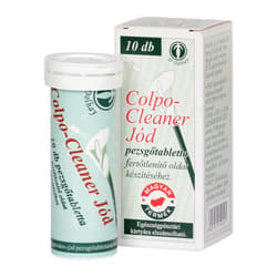 Colpo-Cleaner Iodine effervescent tablet vaginal rinse 10x