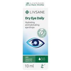 Livsane Dry Eye Daily preservative free eye drops 10ml