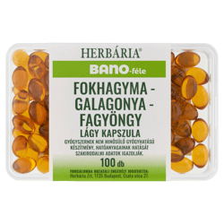Báno fokhagyma-galagonya-fagyöngy kapszula 100 db