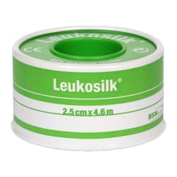 Leukosilk sticking plaster 4,6m x 2,5 cm 1x