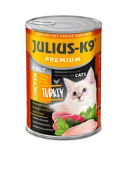 Julius-K9 Cat konzerv felnőtt macskáknak, csirke-pulyka