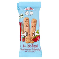 FruchtBar Bio Keksz szelet- Tönköly, málna, eper, alma 3*30G 8 hónapos kortól