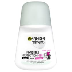 Garnier Mineral Invisible Black White Colors Floral Touch 48h izzadásgátló golyós dezodor