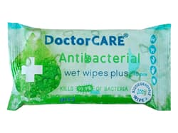 Doctor Care Antibakteriális nedves törlőkendő Aloe 100% Biodegradable