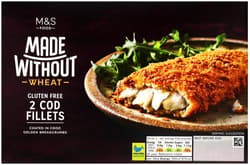 Marks & Spencer 2 db tőkehalfilé gluténmentes panírban