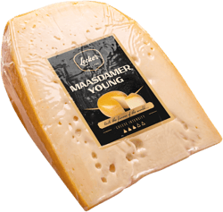 Lecker Maasdamer darabolt sajt
