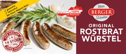 Berger Bajor fehér mini grillkolbász