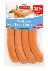 Berger Wellness frankfurti virsli, csökkentett zsírtartalommal