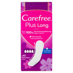 Carefree Plus Long Pantyliners 40 pcs