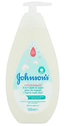 Johnson’s Baby Comfort Touch tusfürdő és sampon