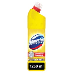 Domestos Extended Power Citrus Fresh fertőtlenítő hatású folyékony tisztítószer, 1250 ml