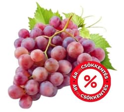 Magyar lazúr rozé csemegeszőlő, csomagolt