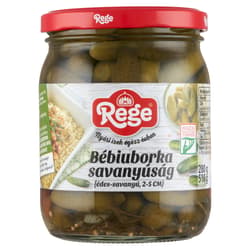 Rege Bébiuborka savanyúság (édes-savanyú, 2-5 cm) (510 g)
