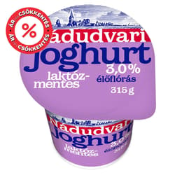 Nádudvari Laktózmentes élőflórás joghurt 3%