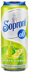 Soproni Radler 0,0% Körte-Citrom doboz