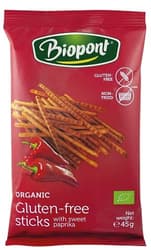 Gluténmentes sóspálcika, paprikás BIO
