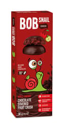 Bob Snail Gyümölcs snack étcsokoládéban alma-meggy