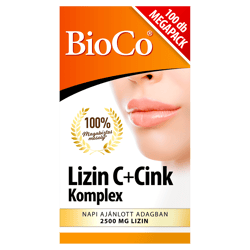 BioCo Lizin C + Cink Komplex étrend-kiegészítő tabletta 100 db