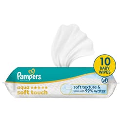 Pampers Harmonie Aqua Baby Wipes 1 Pack = 10 Wipes