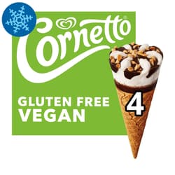 Cornetto Vegán tölcséres vanília jégkrém multipack (4x90ml)