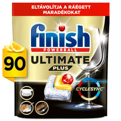 Finish Ultimate Plus All in 1 dishwasher-capsules, Lemon, 90pcs