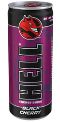 HELL Energiaital Black Cherry, fekete cseresznyésízű