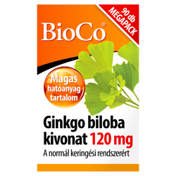 BioCo Ginkgo biloba kivonat 120 mg Megapack tabletta 90 db