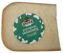 Breier Farm Pilisi sajt, darabolt, félkemény, rúzsbevonattal érő sajt