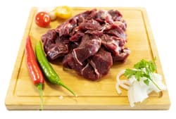 Hungarian variegated fresh checkered beef leg