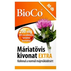 BioCo Máriatövis kivonat Extra étrend-kiegészítő filmtabletta 80 db