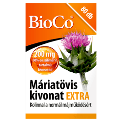 BioCo Máriatövis kivonat Extra étrend-kiegészítő filmtabletta 80 db