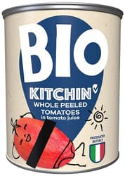 Kitchin BIO Egész hámozott paradicsom paradicsomlében (400 g)