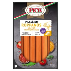Pick Pickolino crunchy cheesy frankfurter from pork 300g