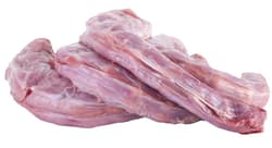 Fresh turkey neck vacuum packed