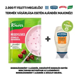 Knorr Frissítő Ízek meggyleves gyümölcsdarabokkal
