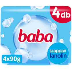 Baba Lanolin szappan, 4x90 g