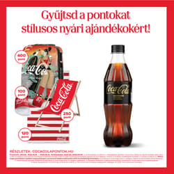Coca-Cola Zero koffeinmentes szénsavas üdítőital édesítőszerekkel