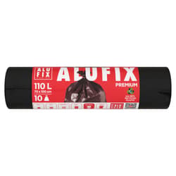 ALUFIX Garbage bags Extra Strong LDPE 70x100cm black 110L/10pcs